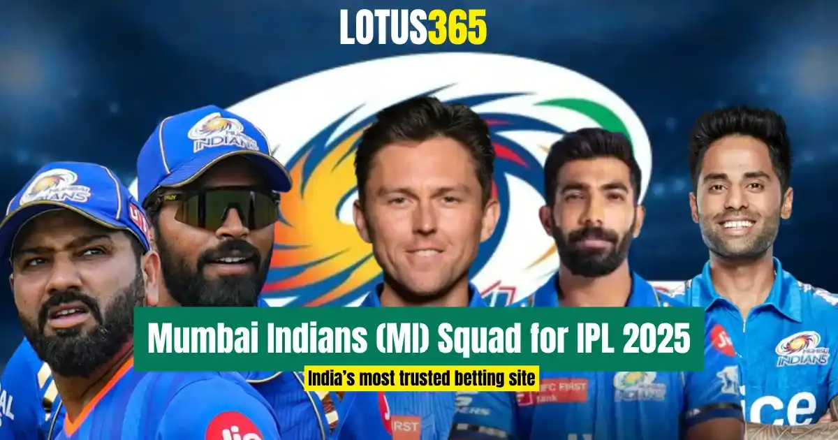 Mumbai Indians (MI) Squad for IPL 2025 | Full Player List, Updates & Analysis