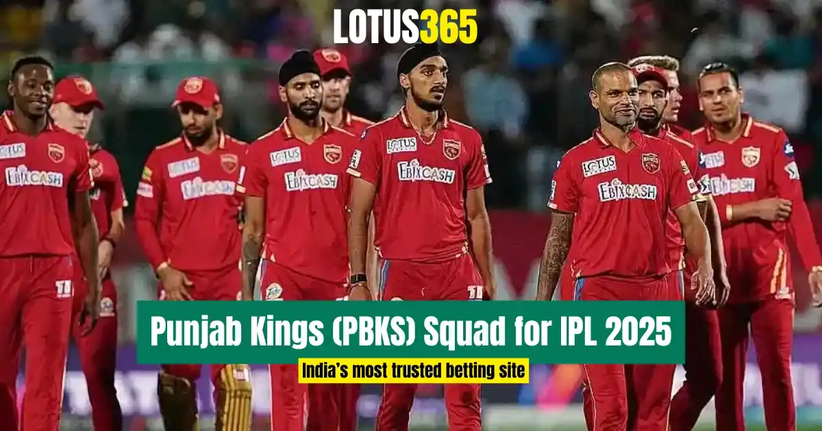 Punjab Kings (PBKS) Squad for IPL 2025 | Full Player List, Updates & Analysis
